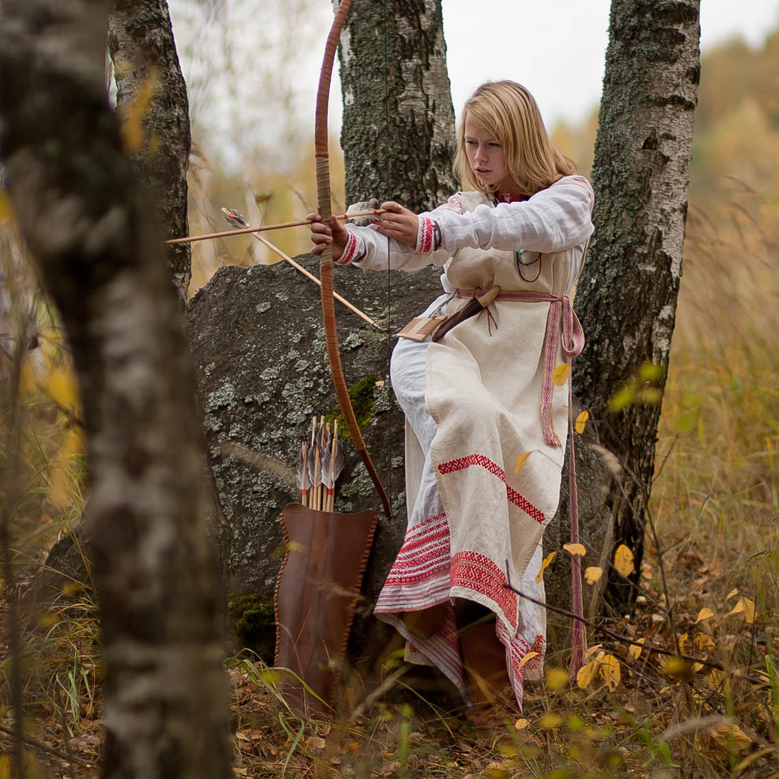 Sexy photo Girls in Slavic costumes in Nukualofa